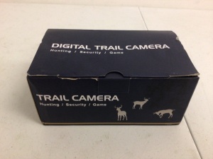 Trail Camera, Appears New, Sold as is