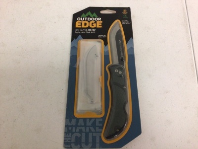 Outdoor Edge Replaceable Blade Knife, E-Commerce Return, Sold as is