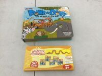 Poke-A-Dot Wild Wheels on the Bus Safari Book & 5-Scene Sequencing Cards - Spine Damaged on Book