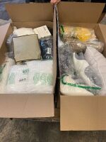 (2) Coffin Boxes of Pillows, Bedding & Misc Household Linens - Uninspected