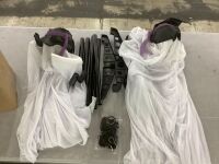 TW SHINE Lighted Ghost with Witch Hat Halloween Decorations, 2 Pack
