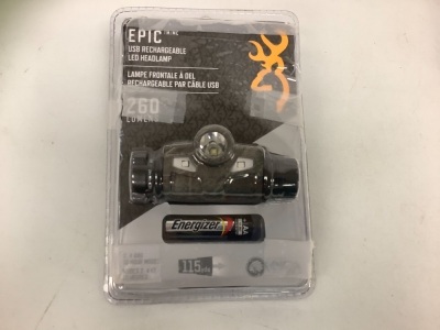 EPIC USB Rechargeable Headlamp, E-Comm Return