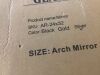 Metal Frame Modern Arch Wall Mirror, 24 in. W x 32 in. H - 3