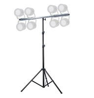 8 ft. Tripod Stage Light Stand with 3.5 ft. T-Bar for 8 Lights Black