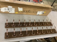 Lot of (2) 38 in. Wall Hooks