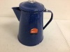 Enamelware Percolator, Appears New, Sold as is