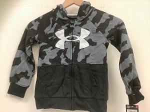 Under Armour Kids Zip Hoodie, Size 5, Appears New