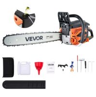 VEVOR 62 cc Gas Chainsaw, 20 inch, 3.8 HP, Dual Fuel Tanks