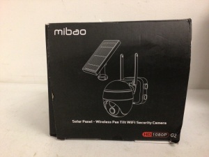 Solar Panel Security Camera, Appears new, Sold as is