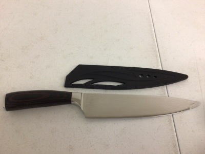 Chef Knife, Appears New, Sold as is