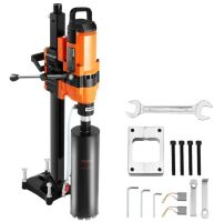 VEVOR Core Drill Machine with Stand, 0.8-11.8in Drilling Diameter, 3500W
