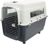 SportPet Designs Plastic Kennels Rolling Plastic Wire Door Travel Dog Crate, XL