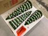 Set of 3 Pre-Lit Ceramic Tabletop Christmas Trees - 3