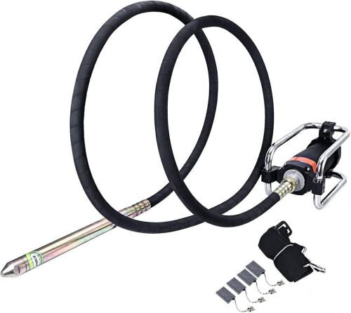 BIZOEPRO Handheld Concrete Vibrator, 1600W 2HP 18000RPM, 14-3/4ft Flexible Shaft