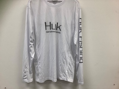 HUK Mens Long Sleeve, XL, E-Comm Return