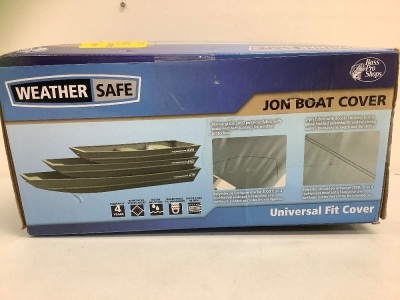 Weather Safe Jon Boat Cover, Universal Fit, E-Comm Return