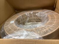 Boho Rattan Chandelier Light