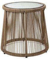 Rope Woven Patio Side Table