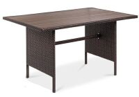 Wicker Patio Dining Table - No Hardware