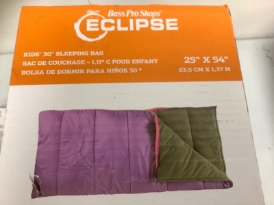 Eclipse Kids 30" Sleeping Bag, Appears New