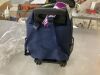 Rockland Roadster 17 in. Rolling Backpack, Navy - 3