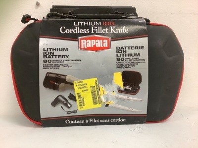 Rapala Cordless Filet Knife, Appears New