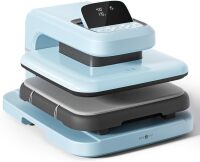 HTVRONT Auto Heat Press 2 - Heat Press Machine for T Shirts with Adjustable Pressure & Higher Heating Height, Heats Up Fast & Evenly Heat Press 15x15 for HTV, Sublimation, Heat Transfer Projects
