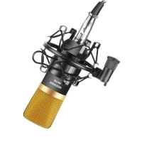 Neewer NW-700 Professional Studio Broadcasting & Recording Condensor Microphone Set, Black/Gold - Appears New&nbsp;