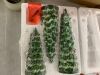 Set of 3 Pre-Lit Ceramic Tabletop Christmas Trees - 3