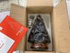 Ceramic Halloween Tabletop Tree w/ Orange & Purple Bulb Lights - 15in - 5