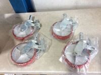 8" x 2" Casters, Set of 4&nbsp;