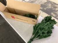 4.5' Unlit Artificial Green Spruce Christmas Tree, w/Easy Assembly