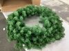36" Pre-Lit Artificial Fir Christmas Wreath w/ LED Lights, Plug-In, PVC Tips - 2
