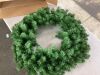 36" Pre-Lit Artificial Fir Christmas Wreath w/ LED Lights, Plug-In, PVC Tips - 3
