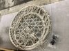 Cotton Macrame Hammock Hanging Chair Swing, Handwoven w/ Backrest - 2