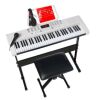 61-Key Beginners Electronic Keyboard Piano Set w/ 3 Modes, Microphone