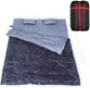 2-Person Giant Double Sleeping Bag with 2 Pillows and Carrying Bag - Appears New&nbsp;