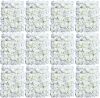 Artificial Flower Wall Panels 24" x 16", 12 pc