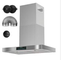 Velivi 30 in. 900CFM Smart Convertible Ductless Wall Mount Range Hood in Stainless Steel with Gesture Sensing, Remote Control