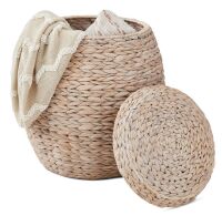 Multipurpose Hyacinth Storage Tote Basket 4.8