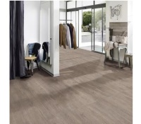 1,764 sq. ft. - (49) Cases of TrafficMaster Taupe Oak 4 MIL x 6 in. W x 36 in. L Peel and Stick Water Resistant Luxury Vinyl Plank Flooring (36 sqft/case)