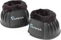Shires Equestrian Products ARMA Fleece Topped Over Reach Horse Boots, 2 count, Black, X-Full