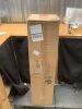 Pre-Lit Artificial Black Christmas Tree w/ Incandescent Lights, Metal Stand - 2