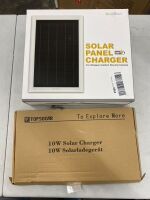 Lot of (2) Solar Panel Chargers