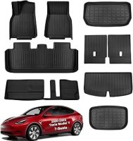 Floor Mats for Tesla Model Y 7 Seater 2020-2025
