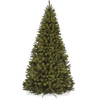 9ftUnlit Artificial Green Spruce Christmas Tree, w/Easy Assembly