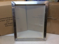 Lof of (2) Commercial Bargains Set of 6&nbsp;Aluminum Frame 20" x 24" Screen Printing Screens with 110 White Mesh - Appear New&nbsp;
