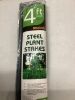 Mininfa Steel Plant Stakes 4 Feet, Plastic Coated Metal Garden Stakes Supports Climbing for Tomatoes, Trees, Beans, 25 Pack - 2