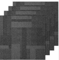 768 sq. ft. - (8) Cases of VEVOR Gray 24 in. x 24 in. Peel and Stick Pattern Carpet Tile Squares (96 sq. ft./case)