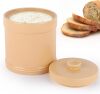 Premium Sourdough Bread Starter Kit,64 oz Large Ceramic Sourdough Jar with Lid for Sourdough Bread Baking